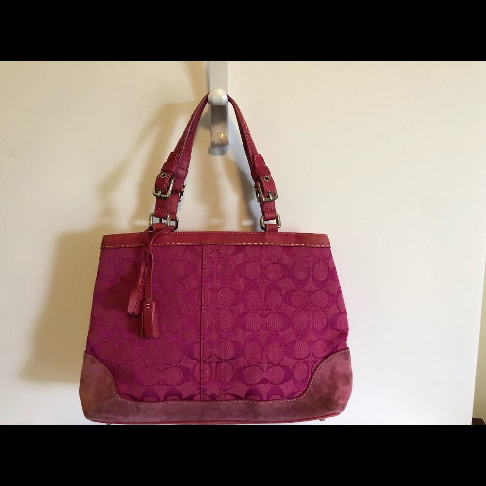 Pink Coach Bag